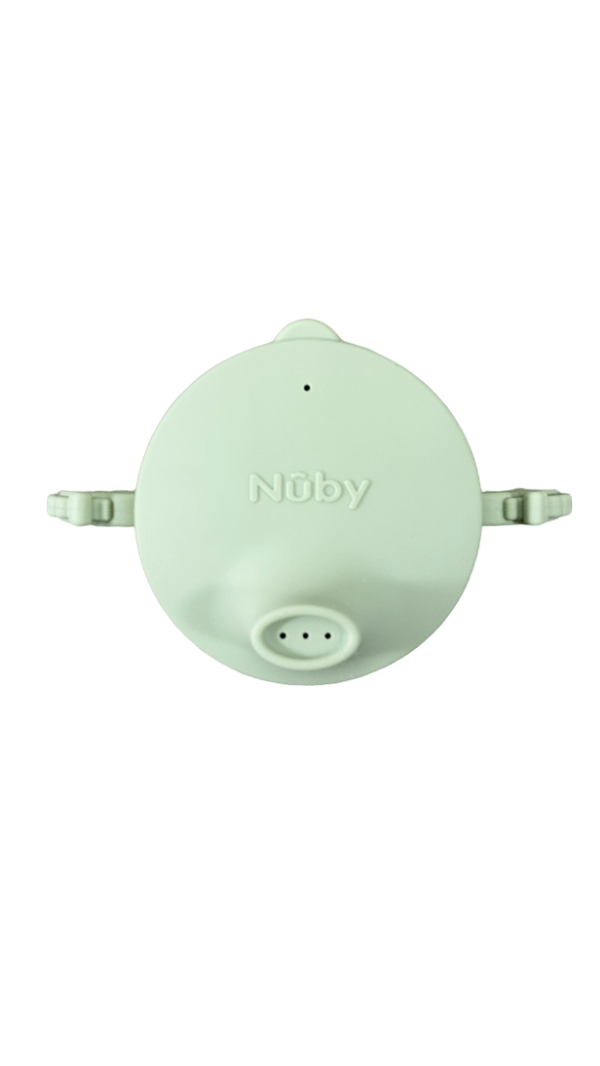 Nuby Animal Friends Two-Handle Silicone Sippy Cup, Green Giraffe Discount - Image 2