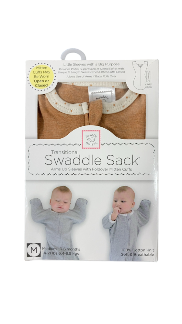 Swaddle Designs Transitional Swaddle Sack, Medium, Heathered Butterum For Cheap