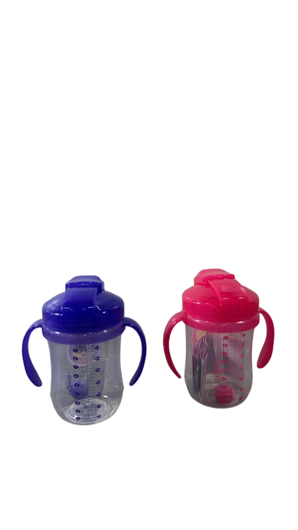 Dr. Brown s Baby’s First Straw Cup, Pink Purple, 2 Pack Discount - Image 2