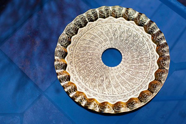 Lule Turkish Hookah Tray Large 25cm For Cheap - Image 4